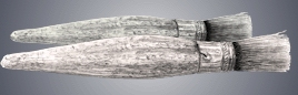 Drawing of two brushes